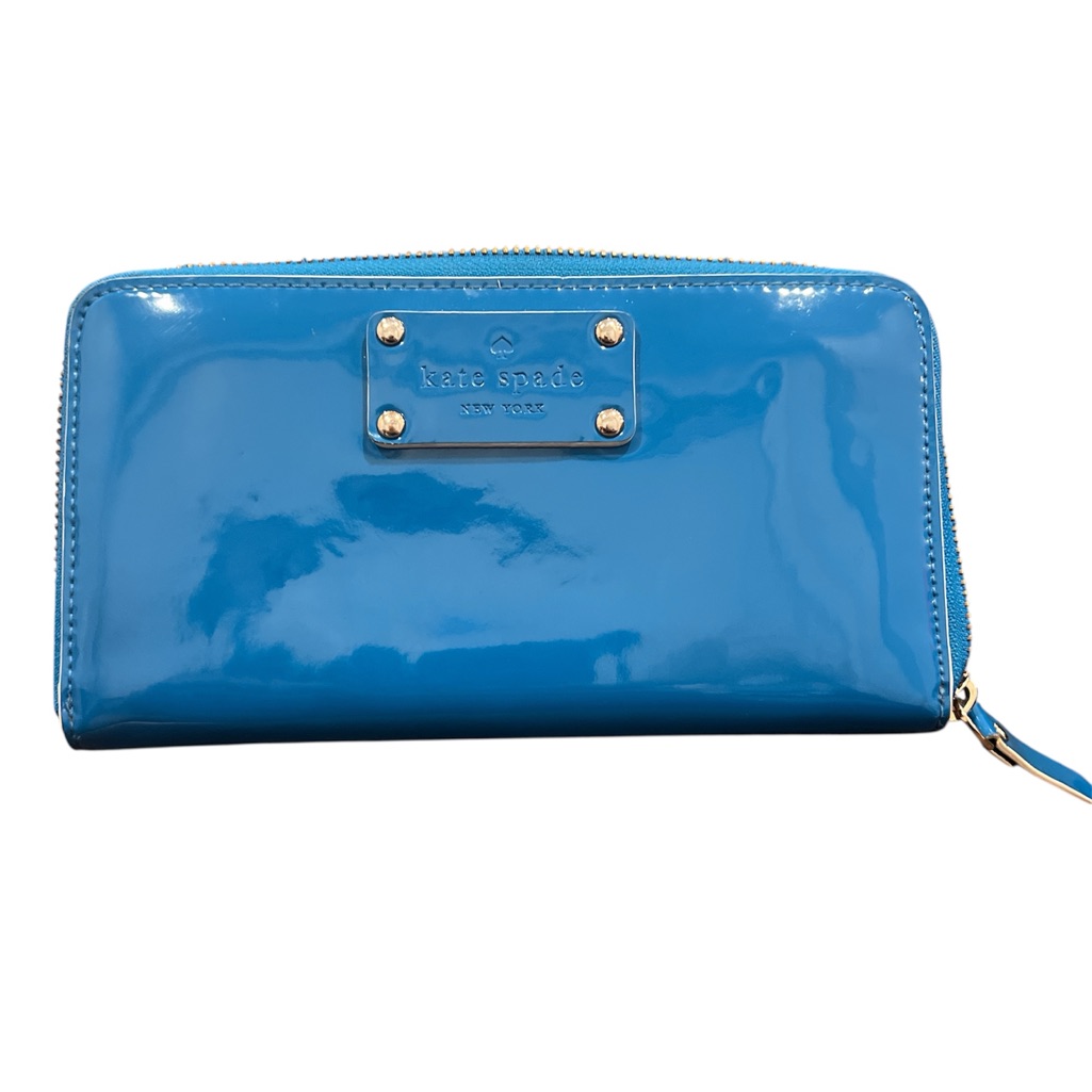Kate Spade Pasadena Zip-Around Wallet In Cobalt Blue